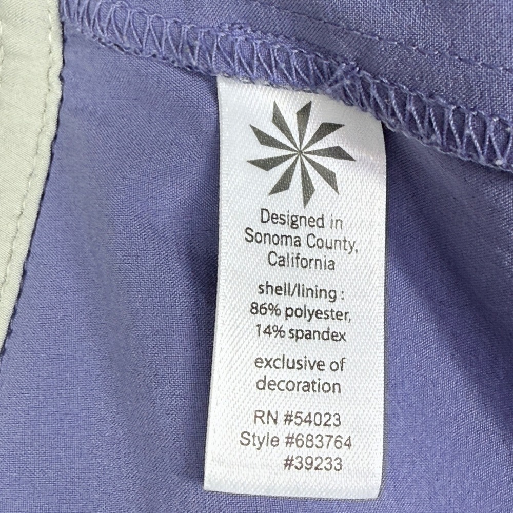 Athleta Skort Women 8 Purple Excellent Pleated Activewear Contrast Stitching - Picture 8 of 12